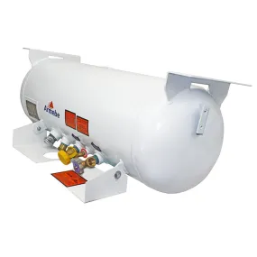 Flame King 16 Gal ASME RV Trailer Propane Cylinder Tank