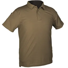 Mil-Tec Tactical Quick Dry Short Sleeve Polo Shirt Olive Drab