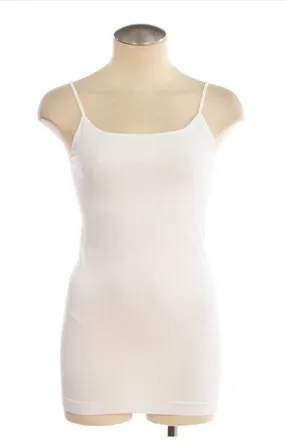 Seamless Cami Longer fit: White