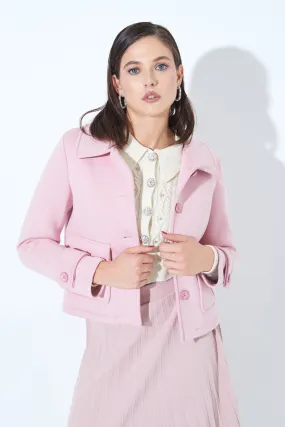 Tailored button-up jacket wholesale